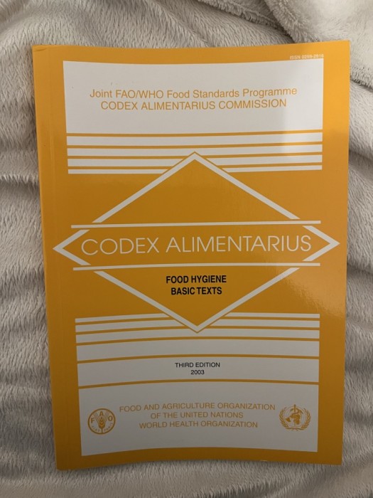 Codex Alimentarius - Food Hygiene basic texts - third edition 2003