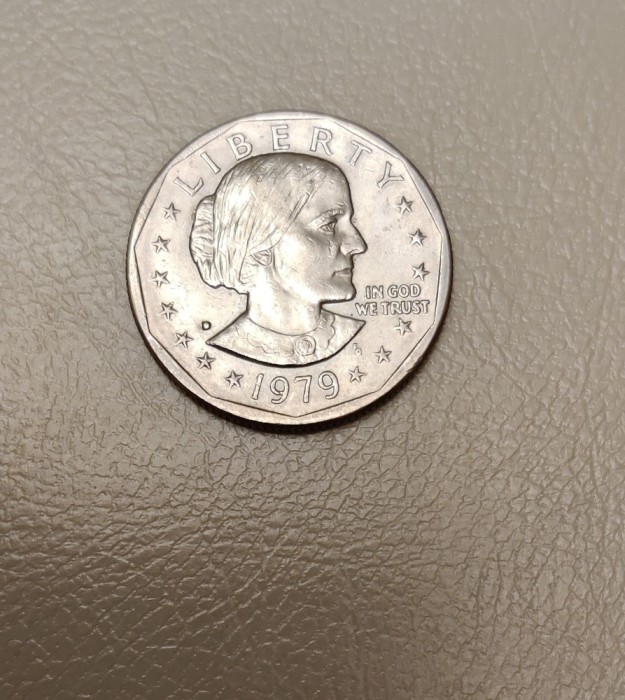 SUA - 1 dollar (1979) Susan B. Anthony - monedă s123
