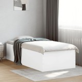 Cumpara ieftin Cadru de pat, alb, 90x200 cm, lemn prelucrat
