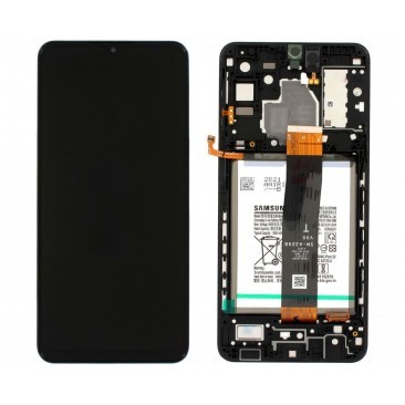 DISPLAY LCD CU TOUCHSCREEN SAMSUNG A326 GALAXY A32 5G NEGRU ORIGINAL SERVICE PACK foto