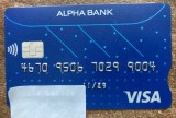 QW30 - Carduri si cartele telefonice - Card bancar 128 - piesa de colectie