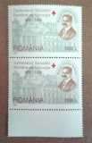 TIMBRE ROMANIA MNH LPL1453/1998 CENTENAR SOC. ROMANA DE CHIRURGIE SERIE PERECHE, Nestampilat