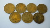 50 LEI 1991, 1992 (2 VAR), 1993, 1994, 1995, 1996 LOT (F18)***