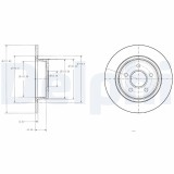 Disc frana Ford Tourneo Connect, Transit Connect (P65, P70, P80) Motor 1.8 16V, 1.8 Di, 1.8 TDCi, 1.8 TDCi /TDDi /DI, 278x11mm, 53.8 mm, OE 1362867