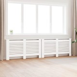 vidaXL Măști de calorifer, 2 buc., alb, 152 x 19 x 81,5 cm, MDF 3051375