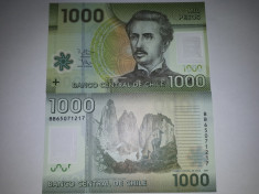 Chile 1 000 Pesos 2016 Polimer UNC foto