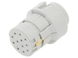 Conector M23 12-Pin Mamă Crimpat 200V