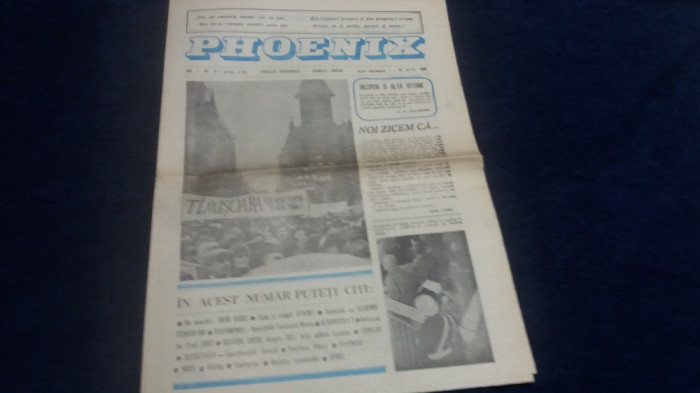 ZIARUL PHOENIX NR 9 19 MARTIE 1990