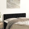 VidaXL Tăblii de pat, 2 buc, negru, 72x7x78/88 cm, catifea 346350