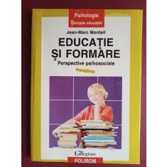Educatie si formare- Jean-Marc Monteil