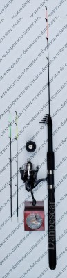 SET Lanseta Power tele feeder 3,30m +Mulineta QFC4000 si 150m fir foto