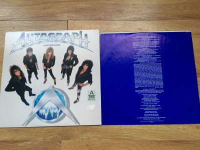AUTOGRAPH - LOUD AND CLEAR (1987,RCA,USA) vinil vinyl foto