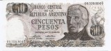 Argentina 50 Pesos (nedatata; circa 1974; Decreto-Ley 18.188) Seria B - P-296 !!! (necirculata)