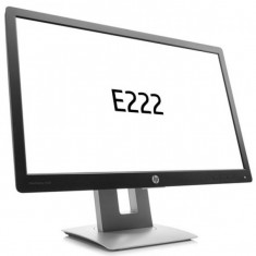 Monitor 21.5 inch LED Full HD, HP EliteDisplay E222, Black &amp;amp; Silver, Display Grad B, Lipsa Picior foto
