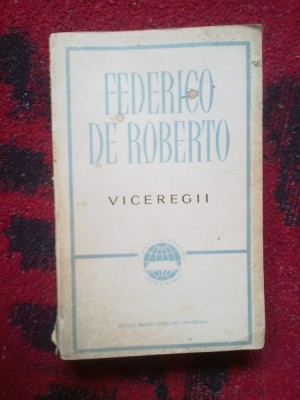 z2 FEDERICO DE ROBERTO - VICEREGII foto