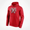 Chicago Blackhawks hanorac de bărbați cu glugă Chrome Graphic Hoodie Athletic Red - XL, Fanatics Branded