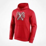 Chicago Blackhawks hanorac de bărbați cu glugă Chrome Graphic Hoodie Athletic Red - XL