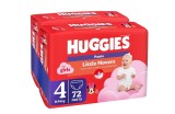 Scutece chilotel Huggies Little Movers 4, Girl, 9-14 kg, 72 buc