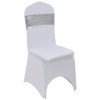 Funda de scaun elastica, 25 buc, catarama cu diamante, argintiu GartenMobel Dekor, vidaXL