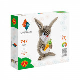 Kit Origami 3D Iepuras +8 ani, Alexander Games EduKinder World, Alexander Toys