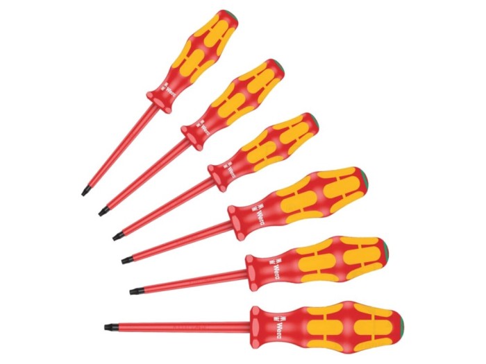 Set șurubelnițe izolate Torx TX10-TX25