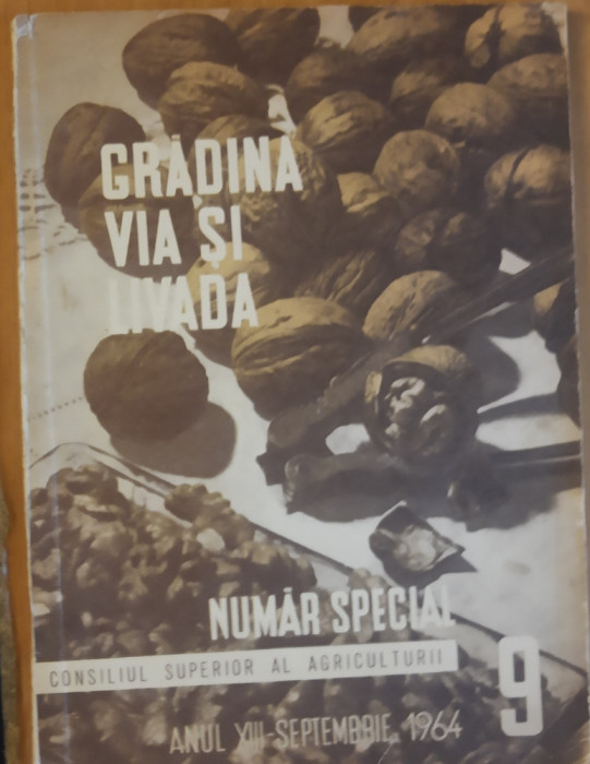 Gradina, Via si Livada - 1964 - Numar Special