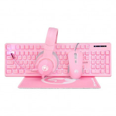 Kit Marvo CM418 Advanced Gaming Tastatura + Casti + Mouse + Mousepad foto