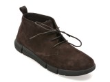 Ghete GEOX maro, U5646A, din piele intoarsa