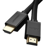 CABLU video Ugreen, &quot;HD104&quot; HDMI (T) la HDMI (T), rezolutie maxima 4K UHD (3840 x 2160) la 60 Hz, conectori auriti, 2m, negru &quot;10107&quot; (timbru verde 0.