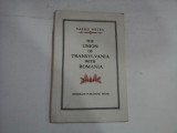 THE UNION OF TRANSYLVANIA WITH ROMANIA - Vasile NETEA