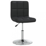 vidaXL Scaun de birou, negru, piele ecologică