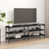 Comoda TV, negru, 140x30x50 cm, lemn prelucrat GartenMobel Dekor, vidaXL