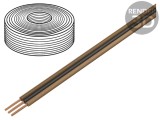 Cablu bandă Cu 3x0,14mm2 PVC 25m