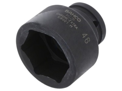 Cap tubular 6-puncte cu impact HEX 46mm 3/4 oțel Bahco foto