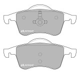 MOTAQUIP LVXL639 set placute frana,frana disc