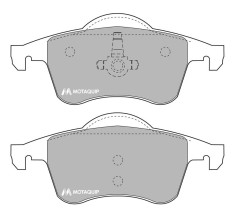 MOTAQUIP LVXL639 set placute frana,frana disc foto
