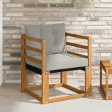 vidaXL Set de canapele de exterior Lemn solid de Acacia și Textilene 3436287