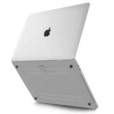 Husa Carcasa Upzz Tech-protect Smartshell Macbook New Pro 13&amp;quot; 2016-2019 Matte Clear A1708 A1706 A1989 foto