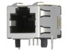 Soclu RJ45 Cat 5e Ecranat pentru PCB THT 8P8C
