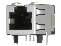 Soclu RJ45 Cat 5e Ecranat pentru PCB THT 8P8C