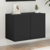 VidaXL Comodă TV de perete, negru, 60x30x41 cm 836940