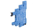 Stativ pentru Șină DIN cu Cleme și Șurub IP20 250VAC 6A, Finder