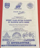 Program meci fotbal SC &quot;ASTRA&quot; PLOIESTI - &quot;OLIMPIA&quot; SATU MARE (03.10.1998)