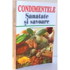 CONDIMENTELE, SANATATE SI SAVOARE , 2015