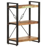 Cumpara ieftin Biblioteca cu 3 rafturi, 60x30x80 cm, lemn masiv reciclat