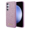Husa pentru Samsung Galaxy S24 S921, Guess, Glitter Script, Mov