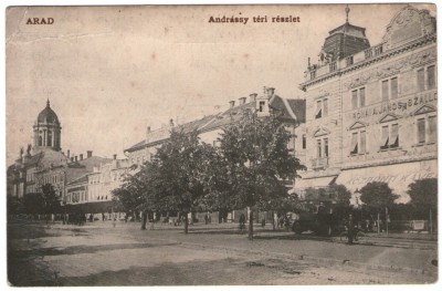 1916 - Arad, piata Andrassy (jud. Arad) foto