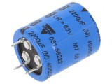 Condensator Electrolitic SNAP-IN 2.2mF 63VDC 25x30mm 20%