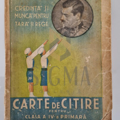 CARTE DE CITIRE PENTRU Clasa a IV-a primara, 1939