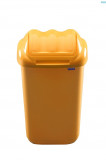 Cos Plastic Cu Capac Batant, Pentru Reciclare Selectiva, Capacitate 15l, Plafor Fala - Galben